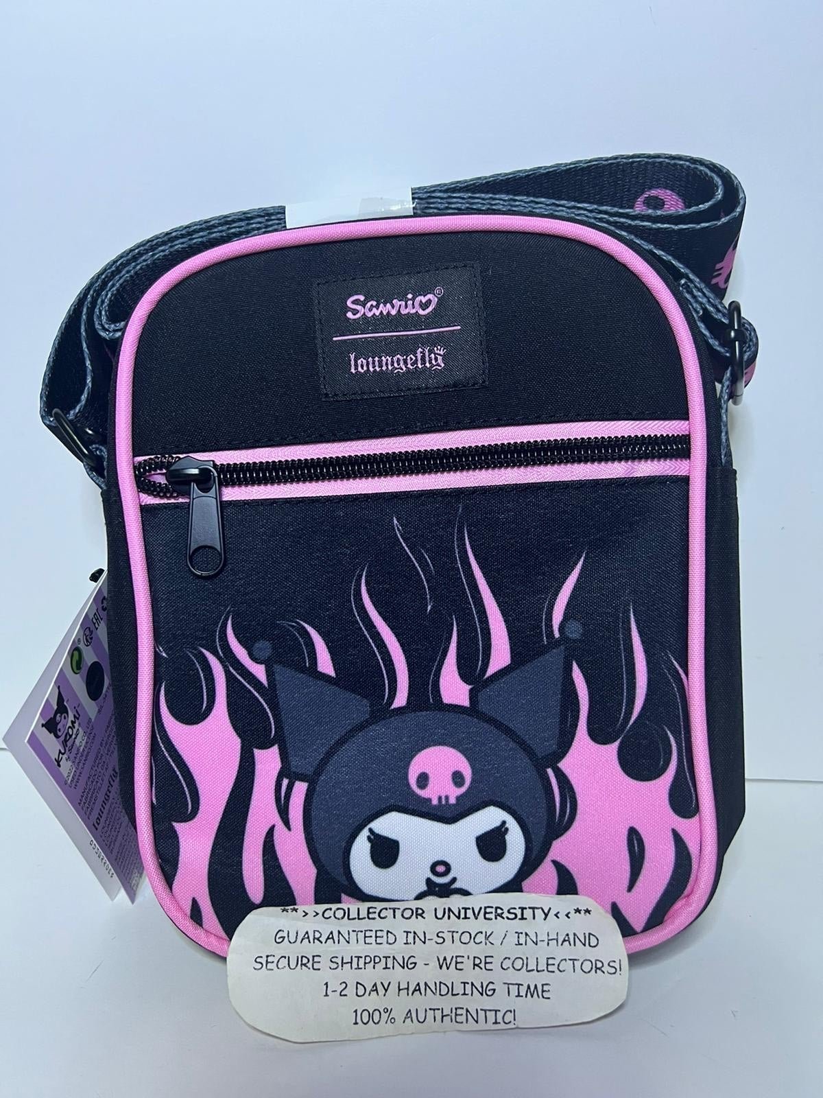 Loungefly Sanrio Kuromi Flames Crossbody Bag