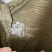 Anthropologie Pilcro Ruffled Open Back Top in Moss Green 100% Cotton Size Small
