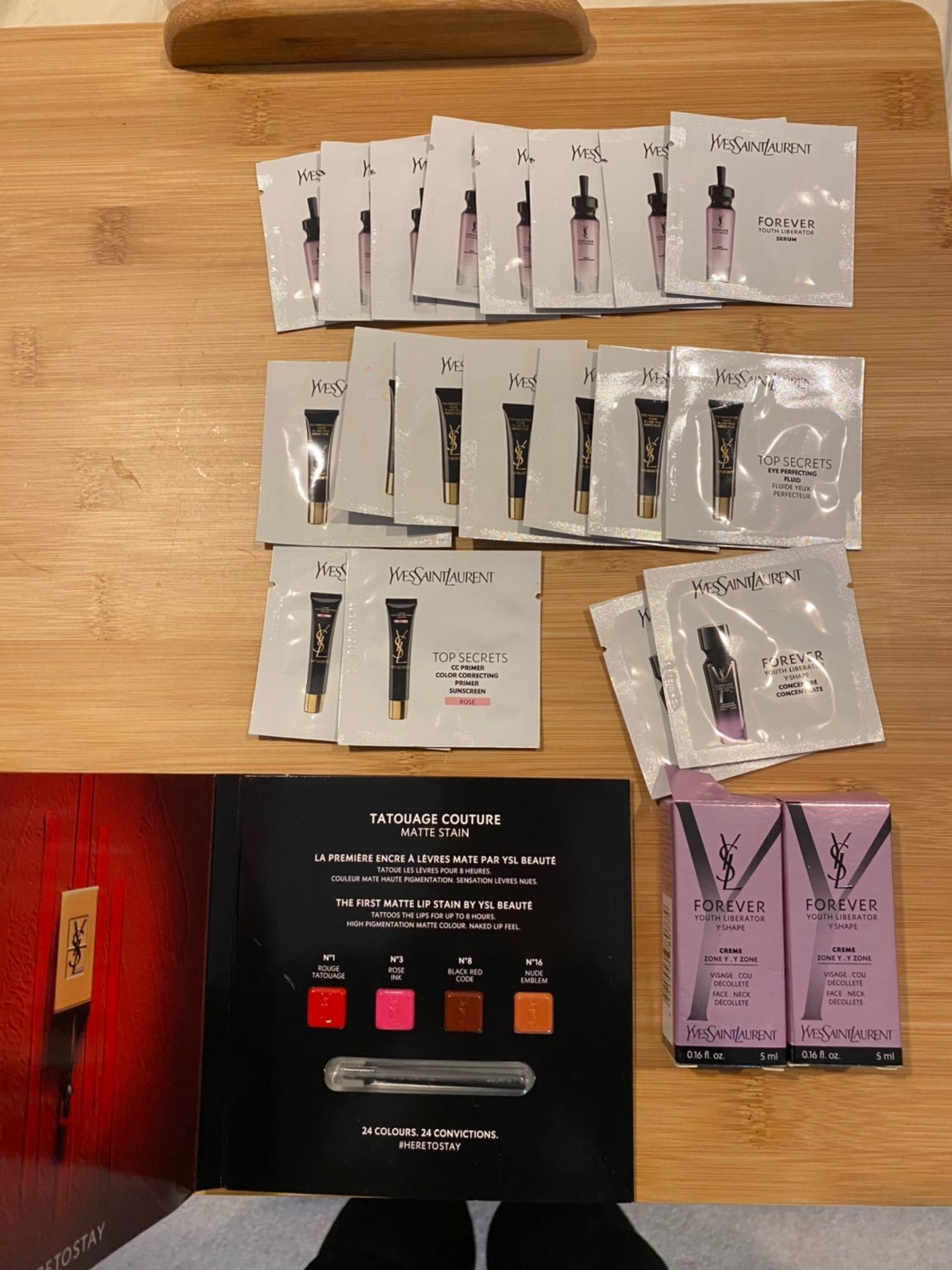22 pieces YSL Beauty