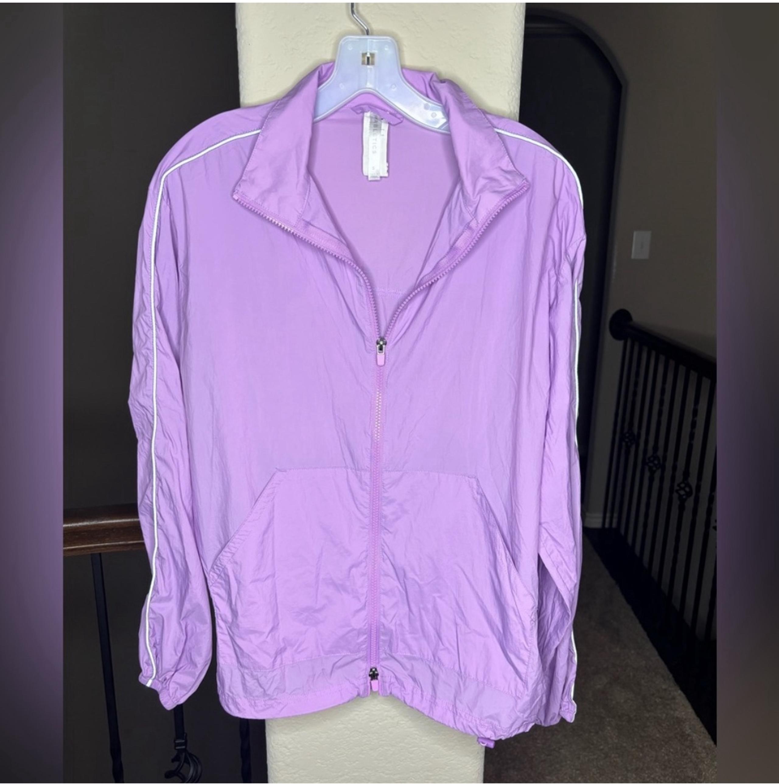 Fabletics Purple Windbreaker Women Size S