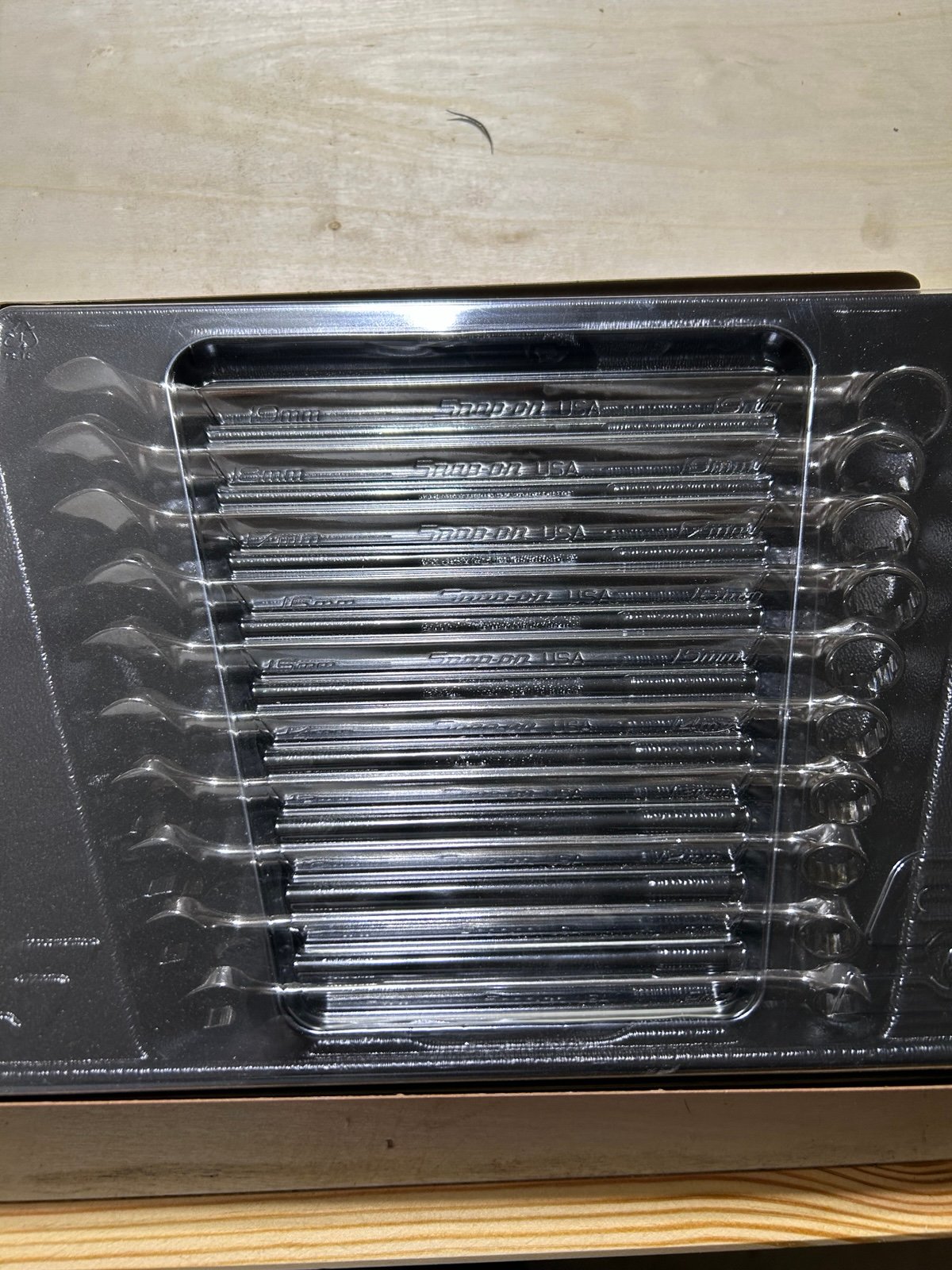 Wrench set snap on