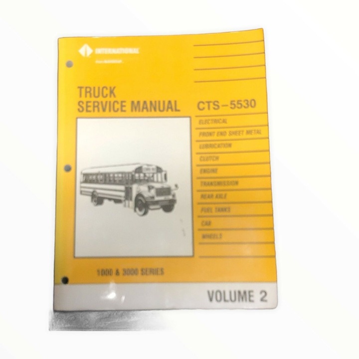 OEM Factory 1995-96 International CTS-5530 Service Repair Shop Manual Vol. 2