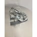 Jeffrey Campbell 'Surrealist' Silver Faux Leather Sling Back Heel Size 7