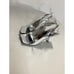 Jeffrey Campbell 'Surrealist' Silver Faux Leather Sling Back Heel Size 7