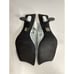 Jeffrey Campbell 'Surrealist' Silver Faux Leather Sling Back Heel Size 7