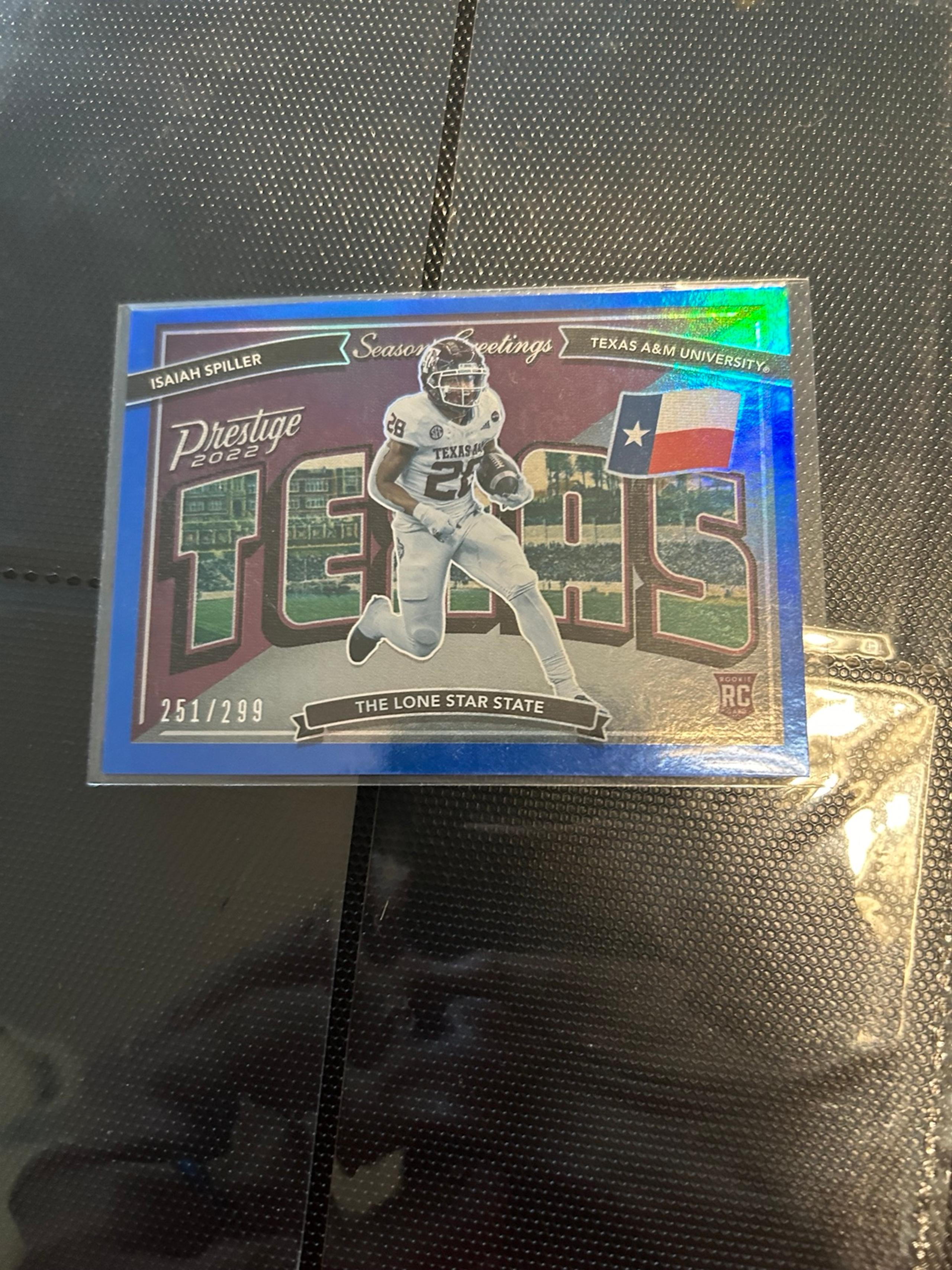 Isaiah spiller lone star Texas card