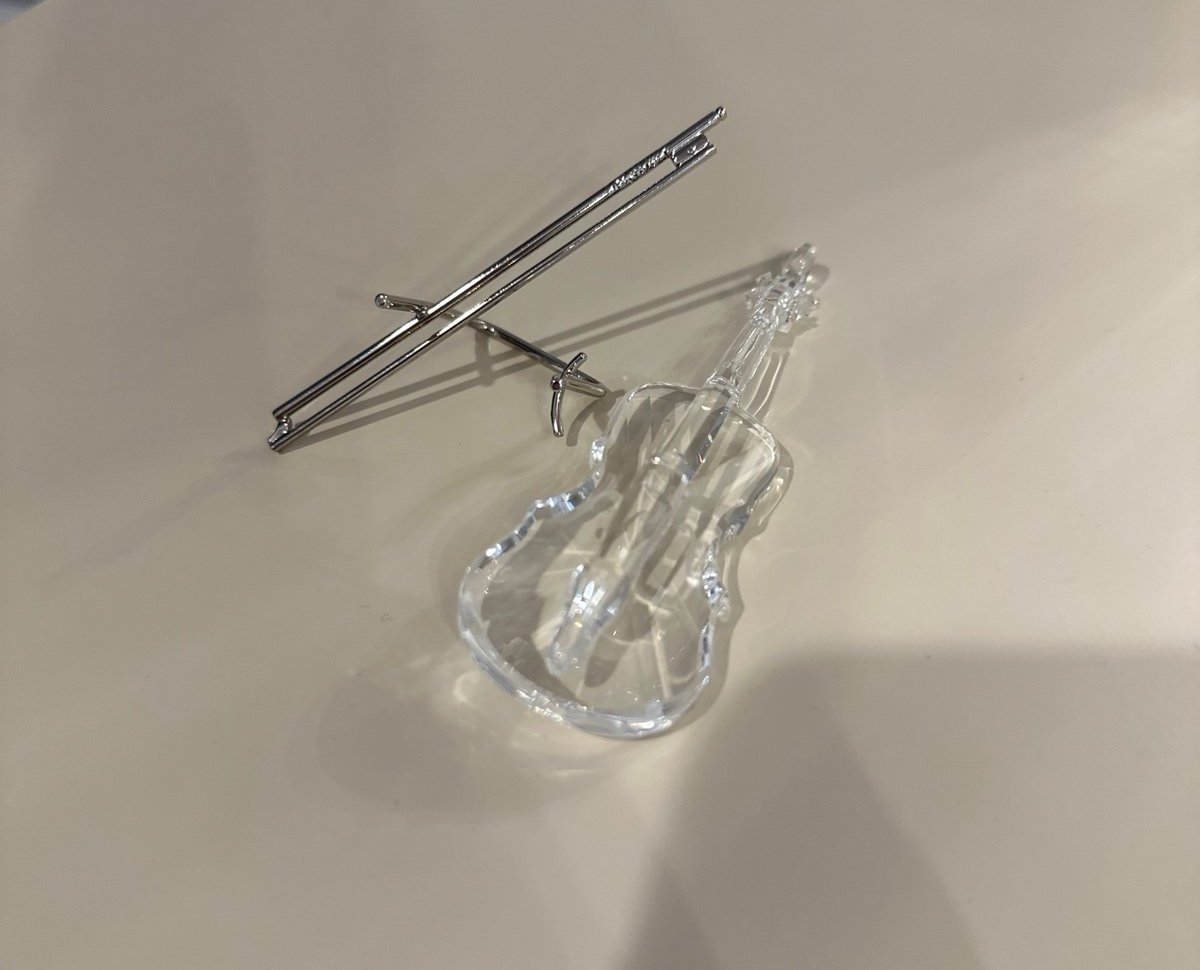 Violin and Bow Swarovski