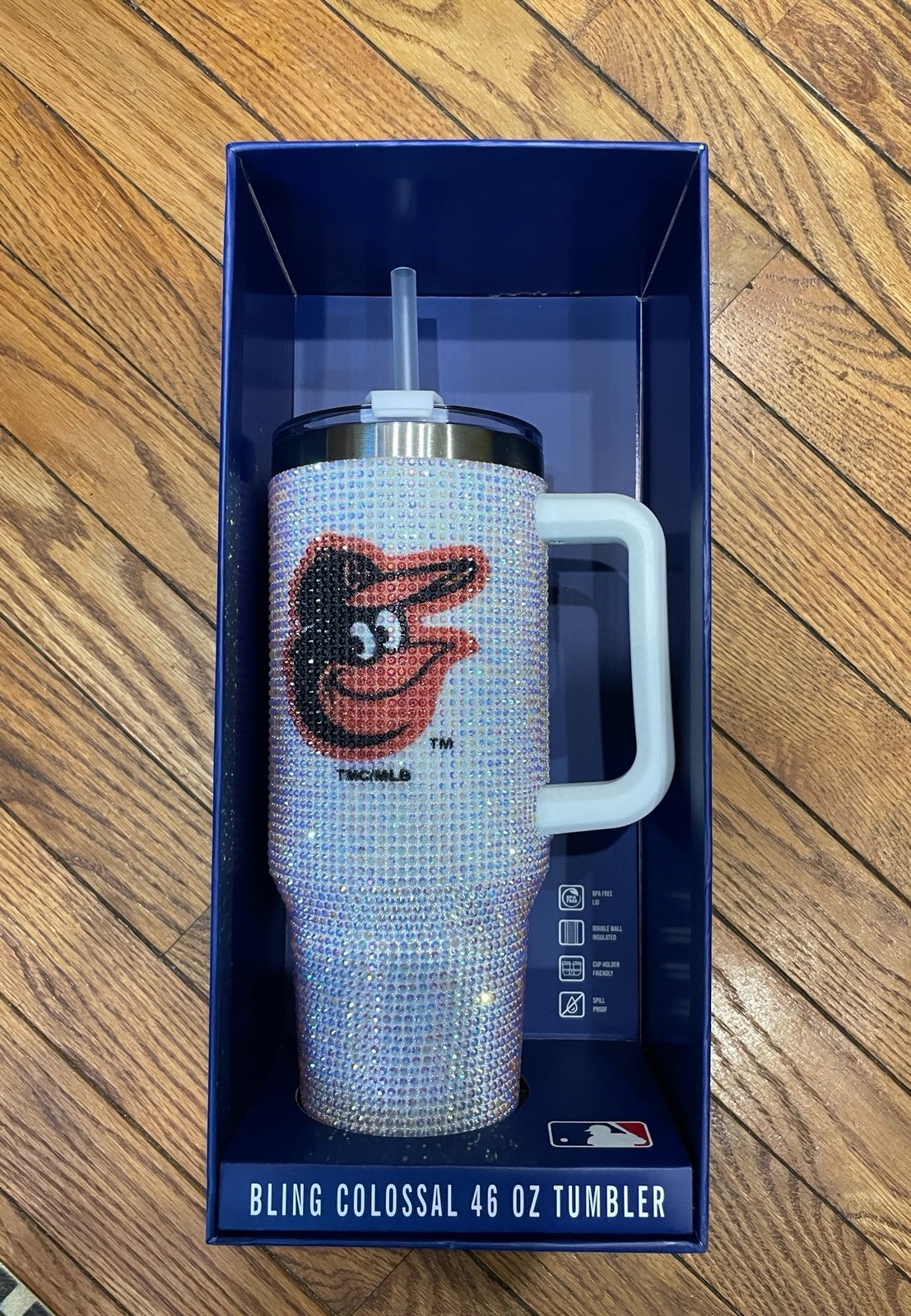 MLB Orioles bling Staley dupe tumbler 46oz