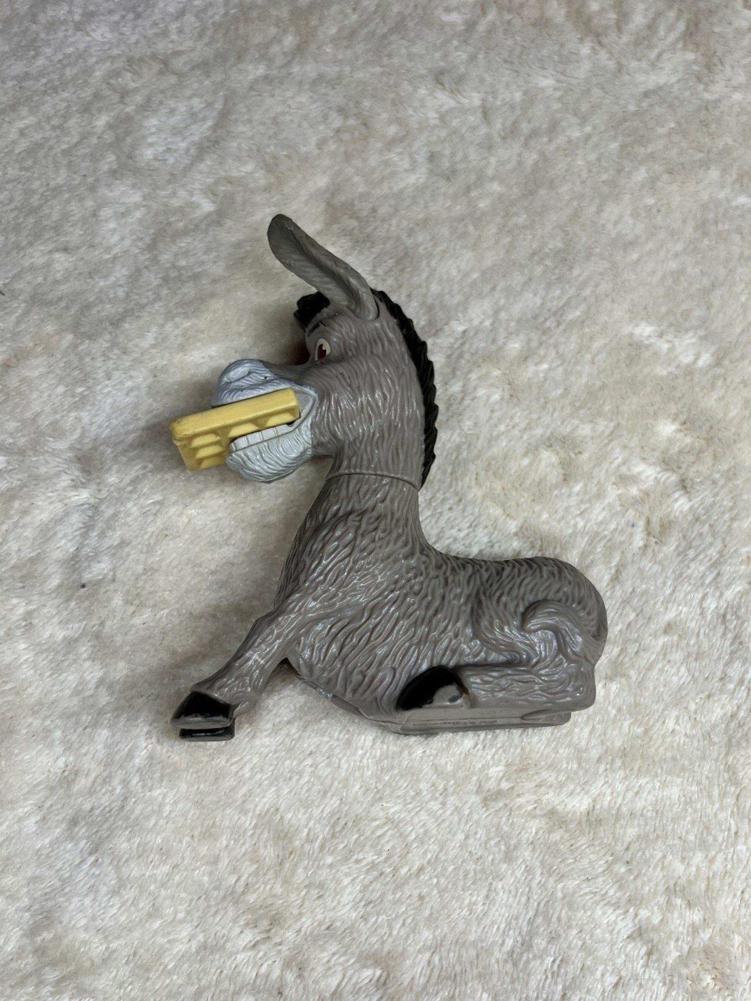 Dreamworks Shrek Donkey Eating Waffle 2010 McDonalds Happy Meal Toy