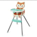 Infantino Grow-With-Me 4-in-1 Convertible High Chair, Unisex, 4-Ways to Use, Fox