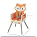 Infantino Grow-With-Me 4-in-1 Convertible High Chair, Unisex, 4-Ways to Use, Fox