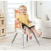 Infantino Grow-With-Me 4-in-1 Convertible High Chair, Unisex, 4-Ways to Use, Fox