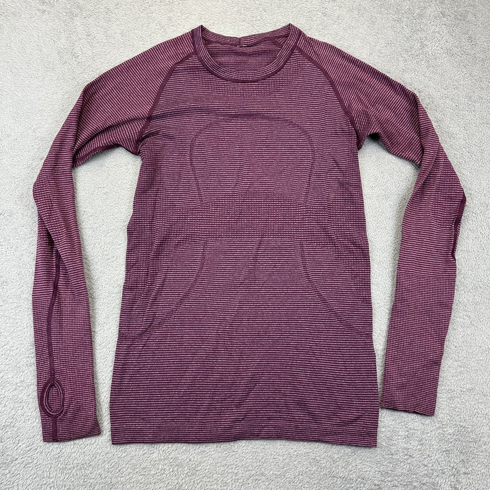Lululemon Swiftly Tech Long Sleeve Top Running Pink Womens 6 Gym