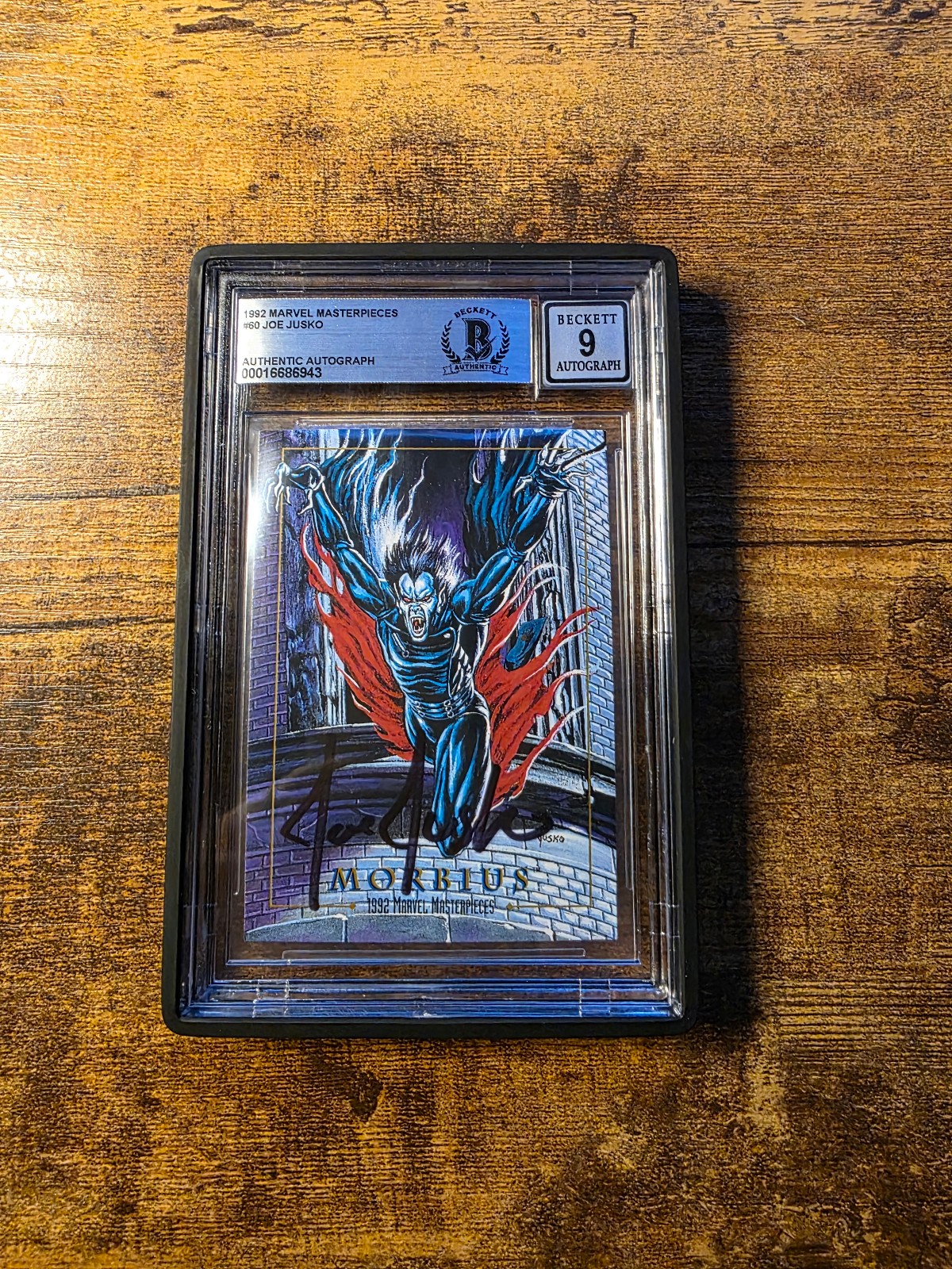 Joe Jusko Autographed 1992 Morbius Marvel Masterpieces