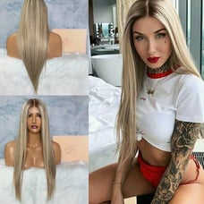 Ombre lace wig 24 inches freepart