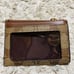 Coach card case, pass case, wallet, accessory case, brown