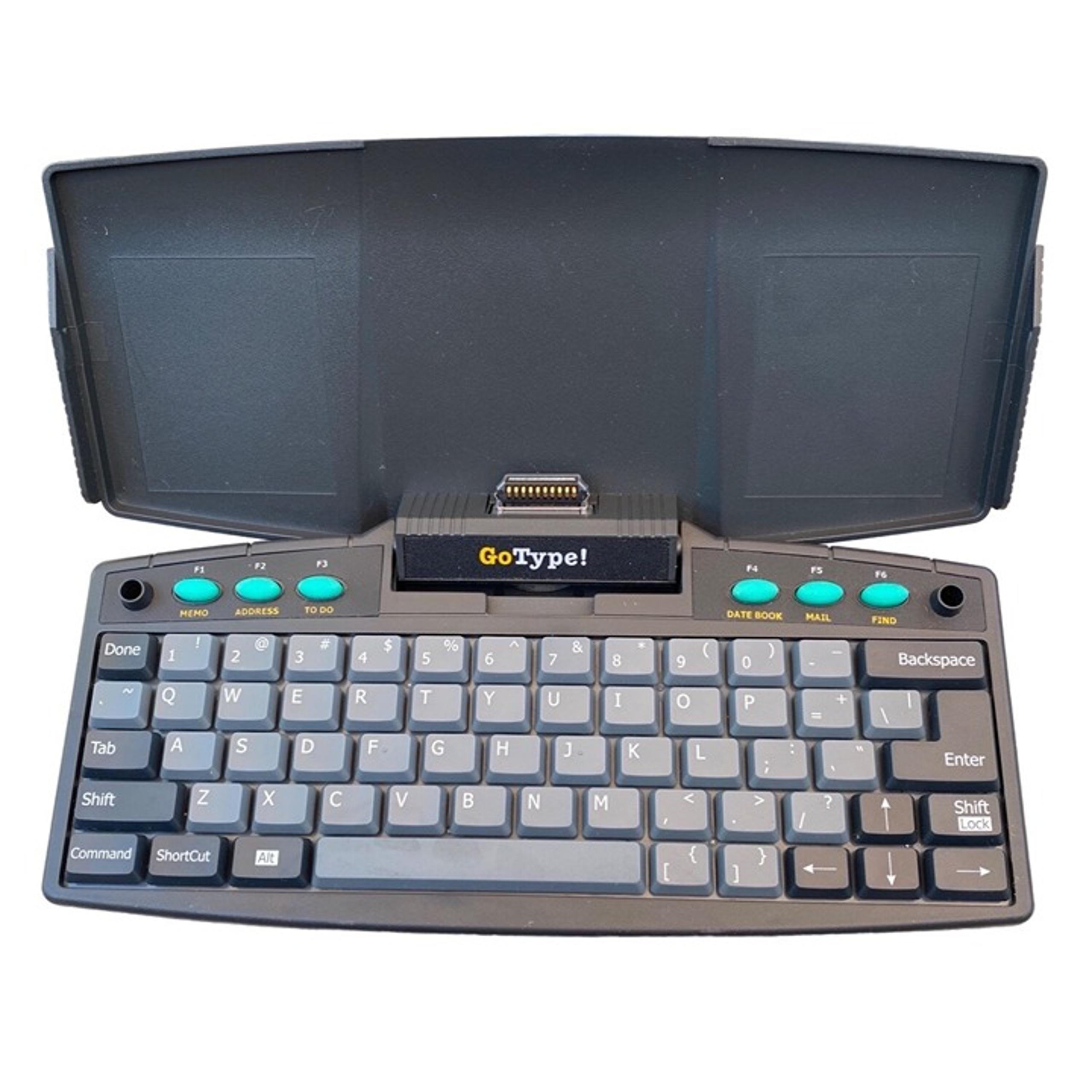 GoType! Palm Organizer Keyboard LandWare Palm V Vx IBM WorkPad c3 Docking Port B
