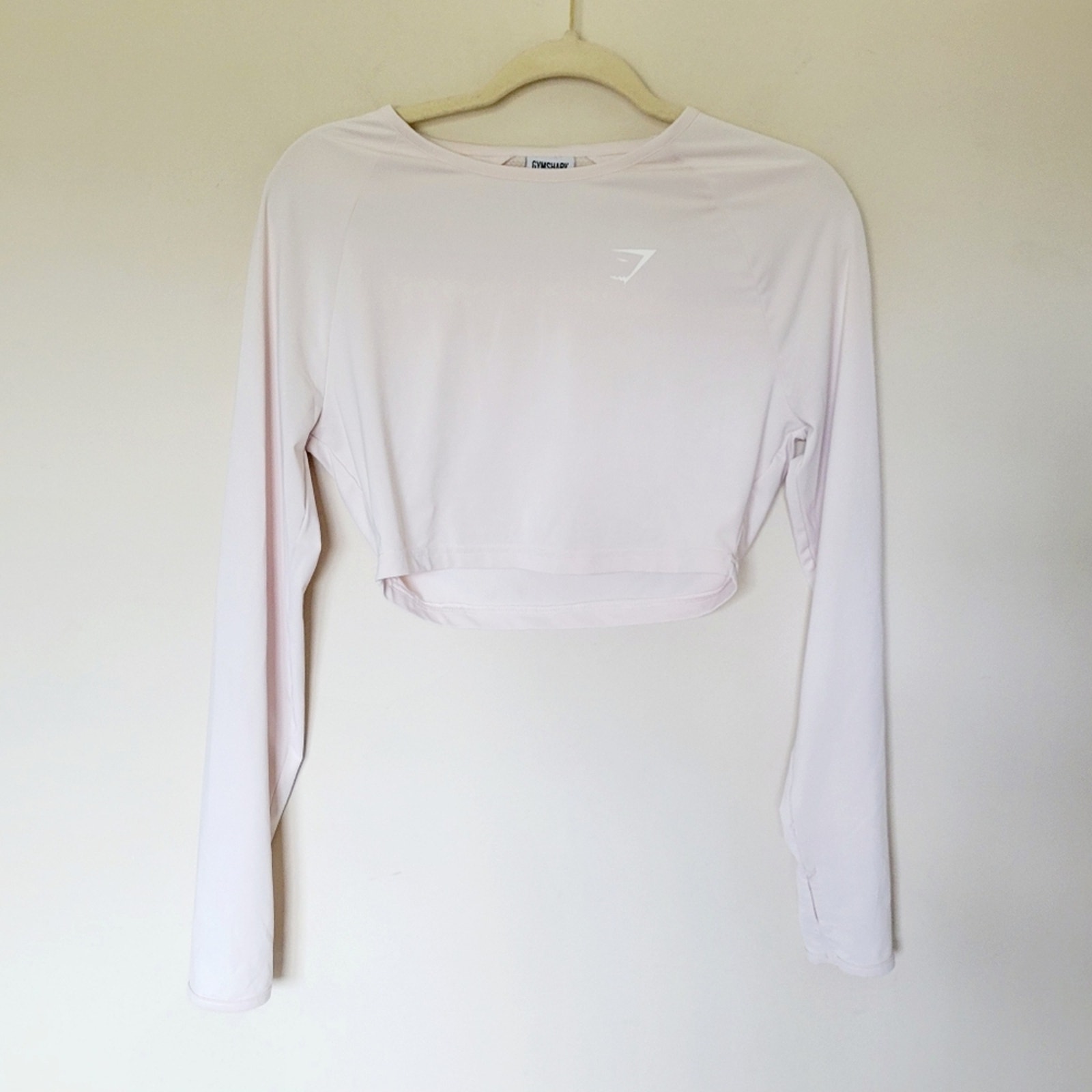 Gymshark Training Long Sleeve Crop Top - Cream
