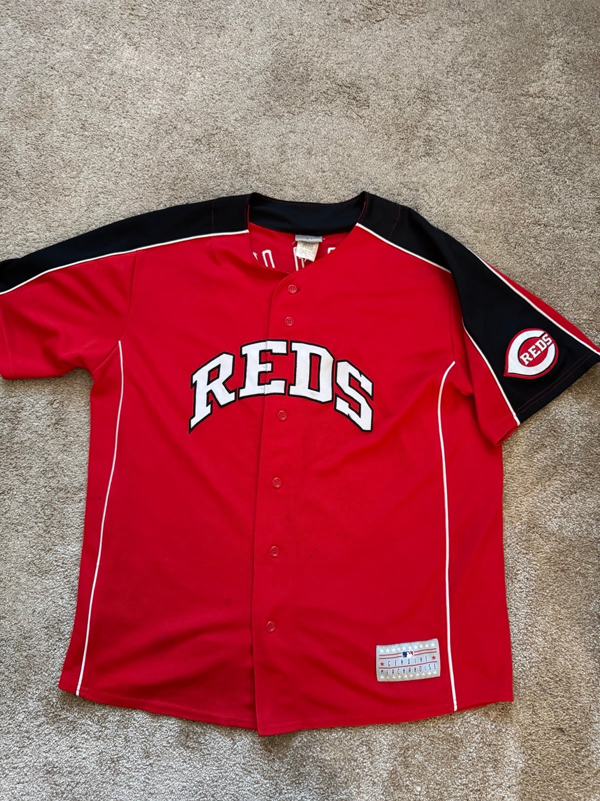 Brandon Phillips VINTAGE Genuine Merchandise ( MLB) Cincinnati Reds jersey.
