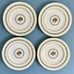 Vintage Wedgwood Appledore Fruit Basket Salad & Dinner Plates (Set of 4)