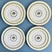 Vintage Wedgwood Appledore Fruit Basket Salad & Dinner Plates (Set of 4)