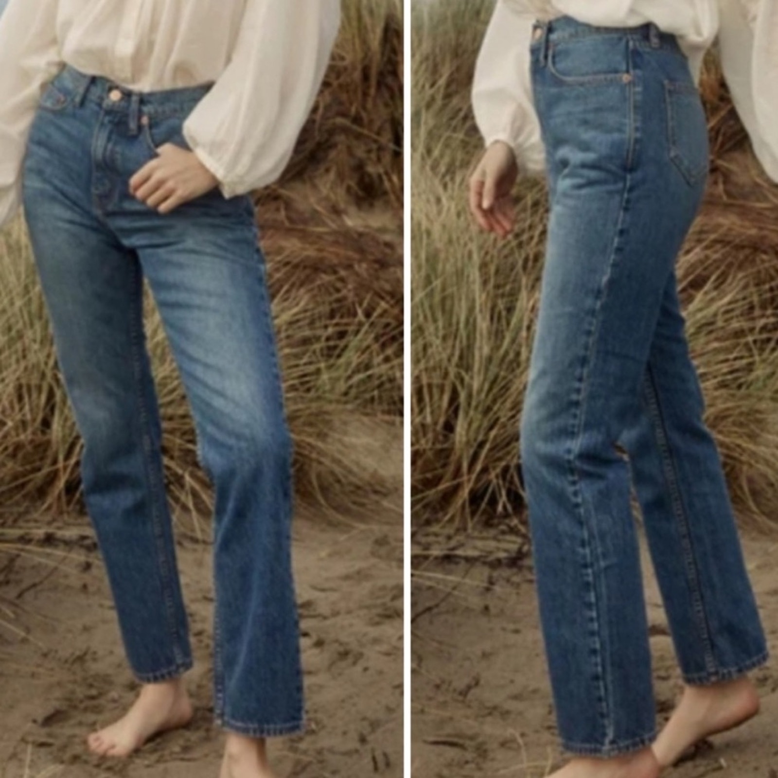 Doen Shep High Rise Straight Leg Jeans Sz 31