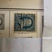 Ben Franklin Blue 1 cent postage stamp