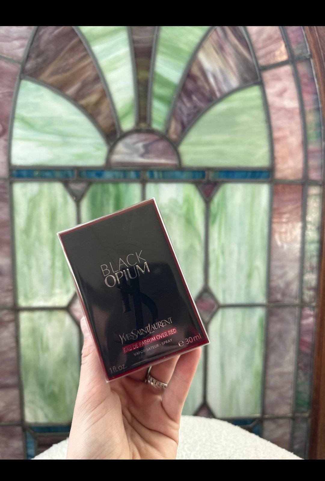 YSL black opium over red new in plastic