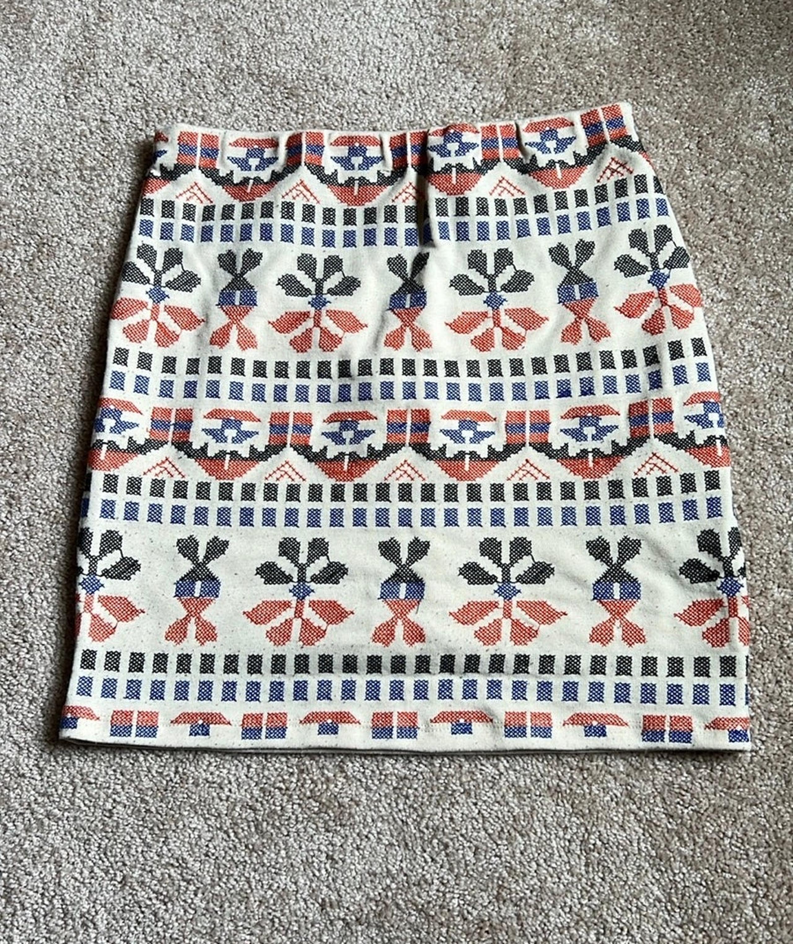 Thml  Aztec Embroidered Mini Skirt   Size Small