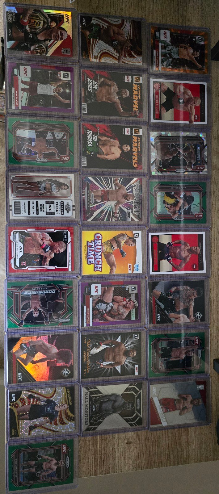 UFC Lot Numbered and parallels