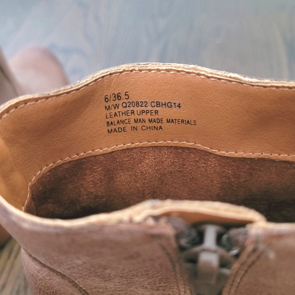 Korks Patrina Tan Leather Distressed Western Bootie Fall School Spring Travel