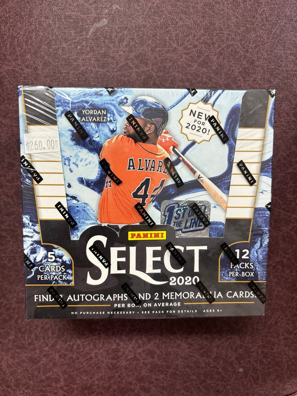 2020 Select Baseball 1st off the line