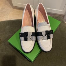 Kate Spade Leandra Patent Heel Loafers