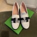 Kate Spade Leandra Patent Heel Loafers
