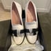 Kate Spade Leandra Patent Heel Loafers
