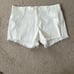 Joes maternity white denim Jean shorts the 4” Ozzie cut off shorts
