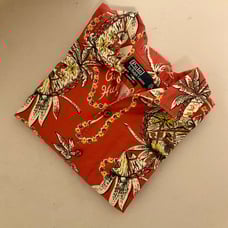 Vintage Polo Ralph Lauren Orange Floral Hawaiian Shirt