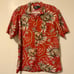 Vintage Polo Ralph Lauren Orange Floral Hawaiian Shirt