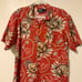 Vintage Polo Ralph Lauren Orange Floral Hawaiian Shirt