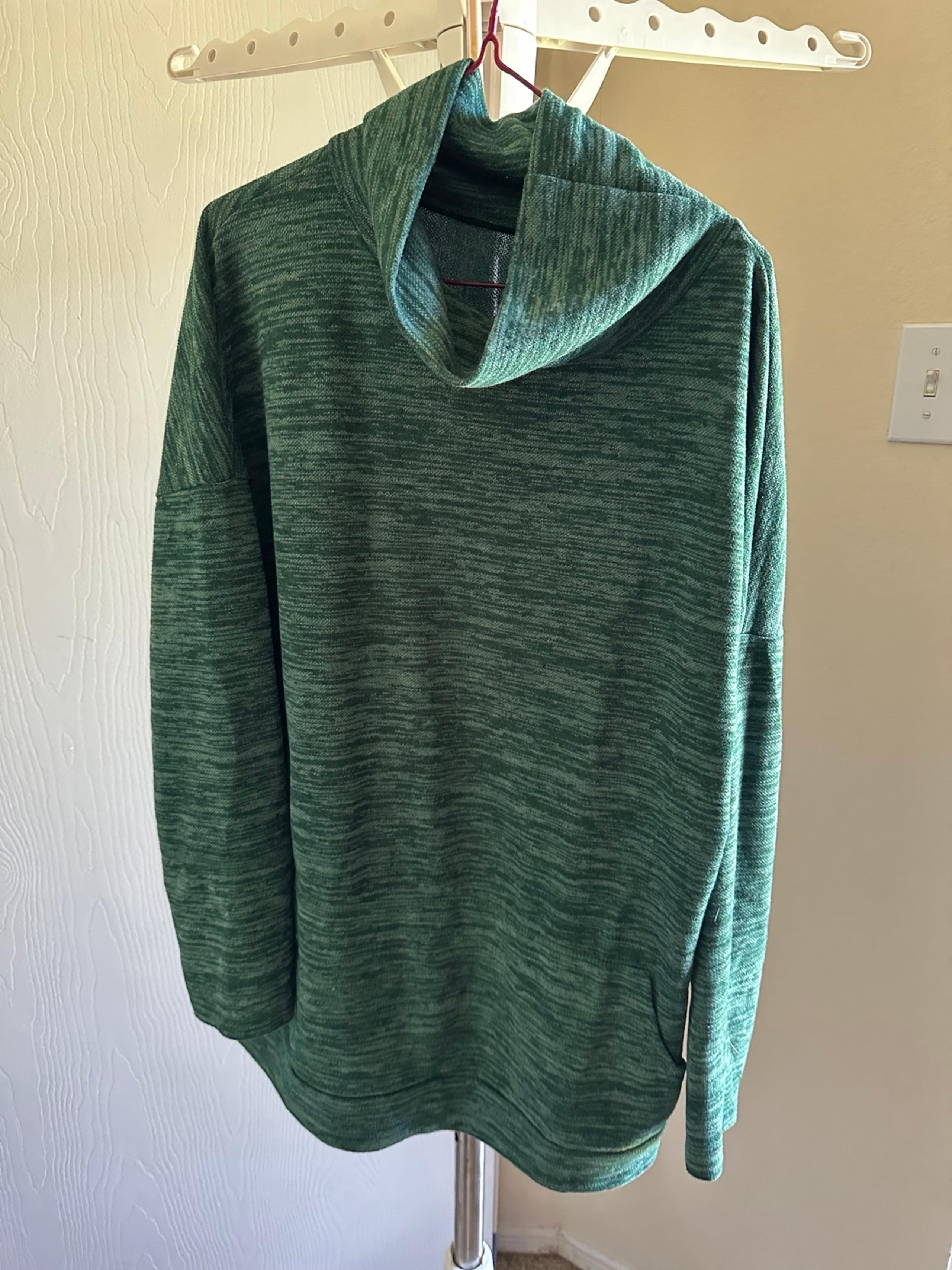 Mock turtleneck sweater