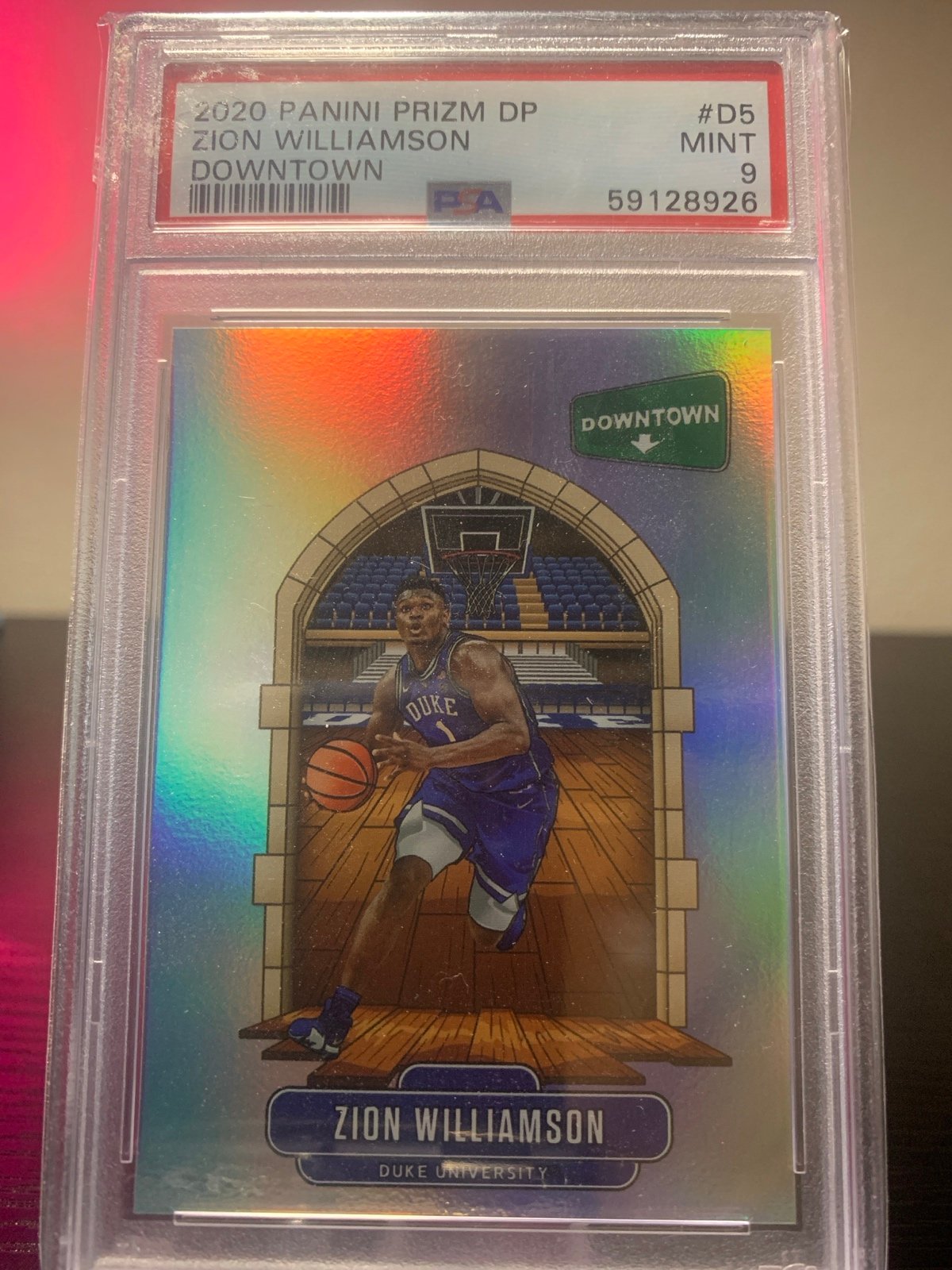 2020 Downtown Zion Williamson PSA 9