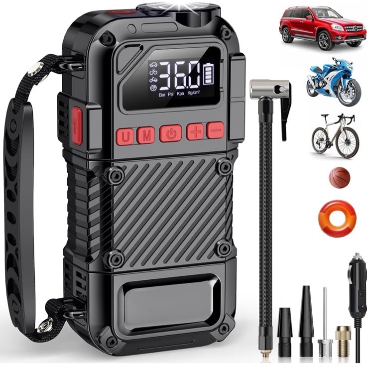 Tire Inflator Portable Air Compressor