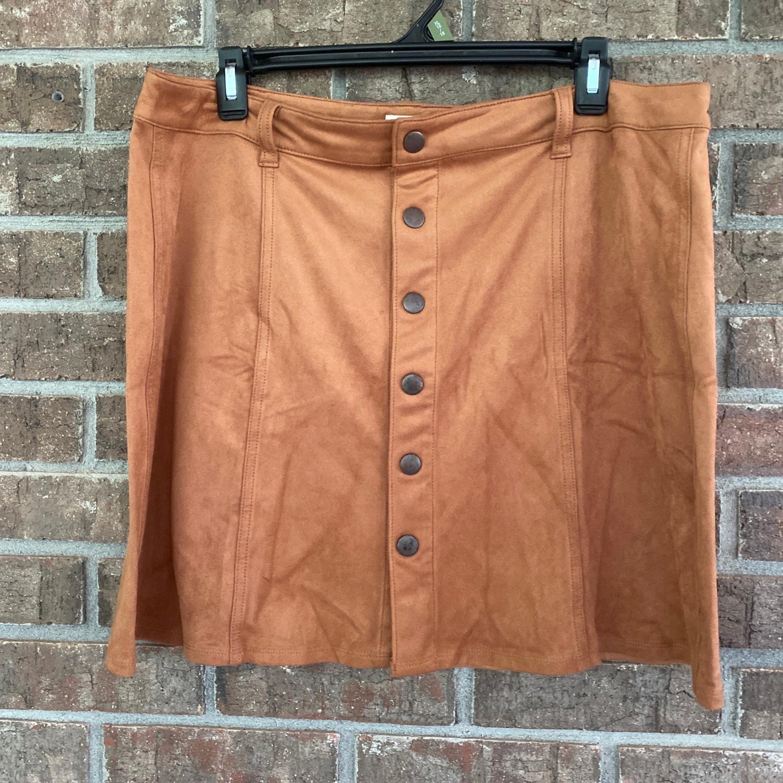 Faux suede skirt by Mossimo supply co size 16