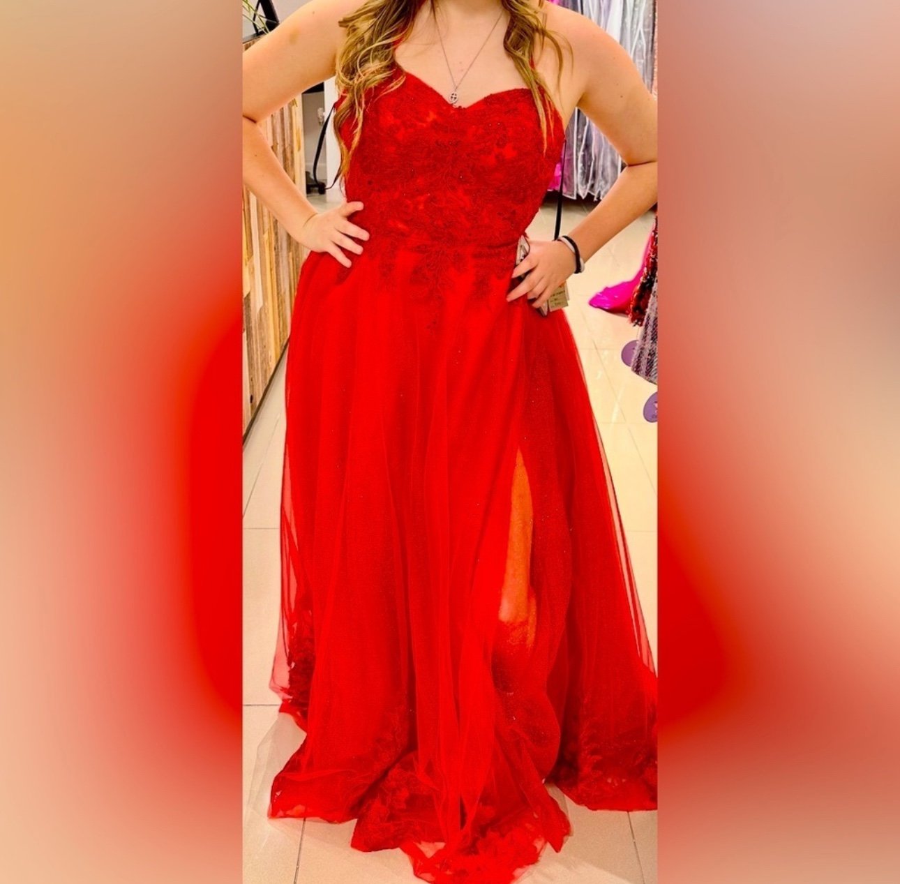 Sherri Hill Formal Gown Size 14 adjustable corset back