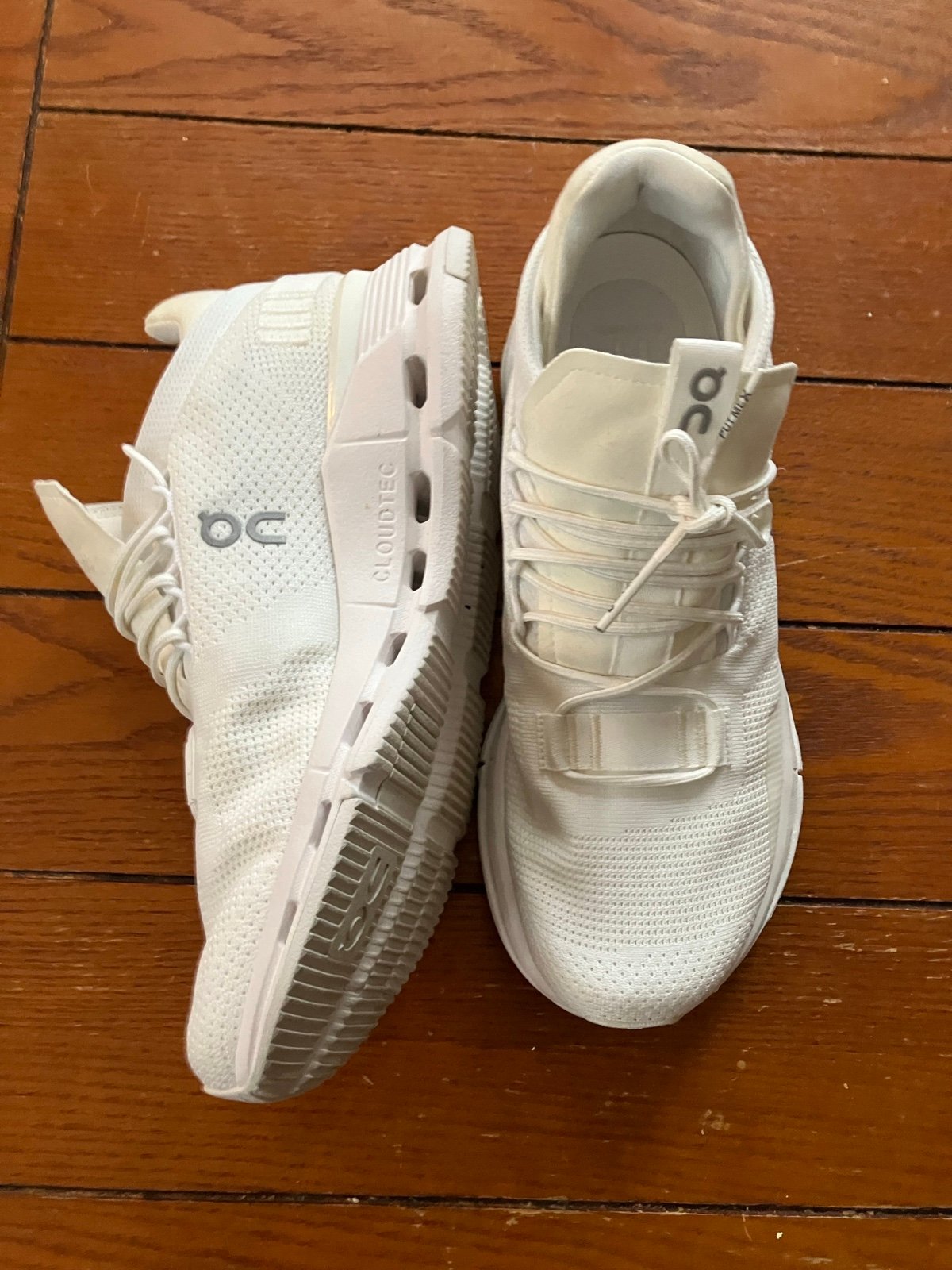 On Cloud White Running Shoes
