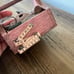 Vintage Figi carpenter Workshop Box Figurine Trinket Box with Lid tools
