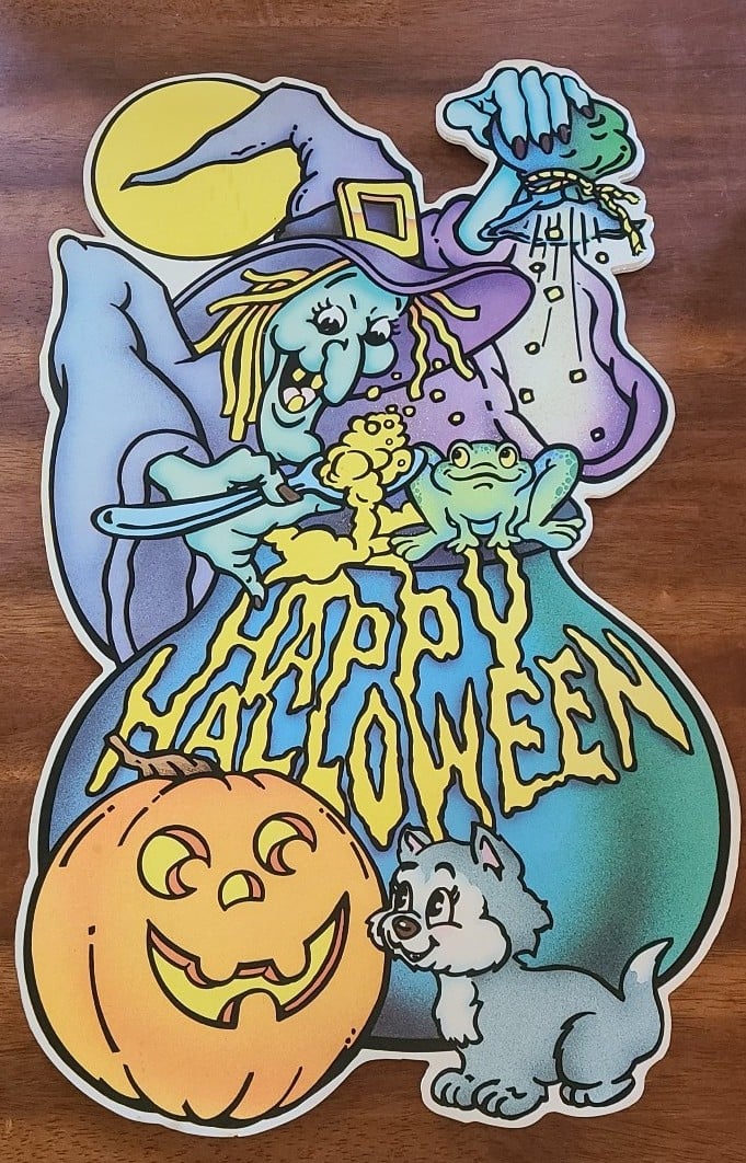 Halloween vintage wall/window decor