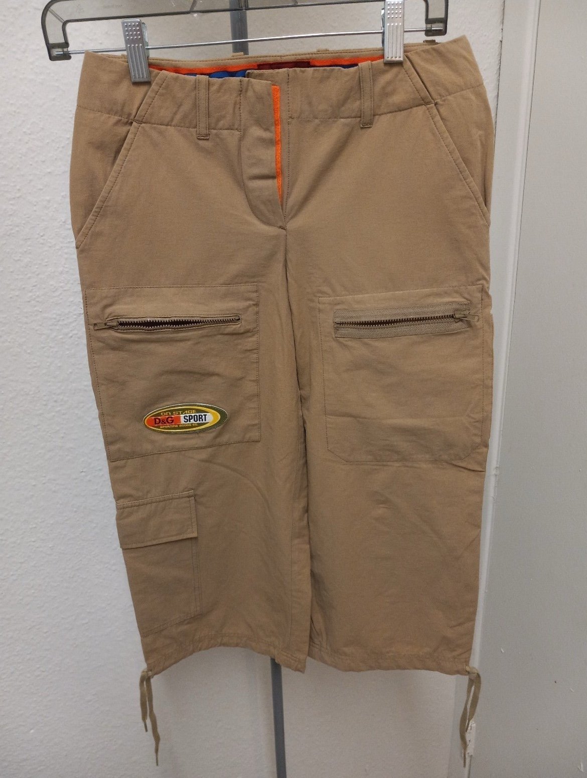 DOLCE & GABBANA SHORTS MENS 26 Beige CARGO beige SIZE24/38 US26