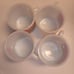 Vintage SIX FLAGS AUTO WORLD Milk Glass Mugs Bundle Rare