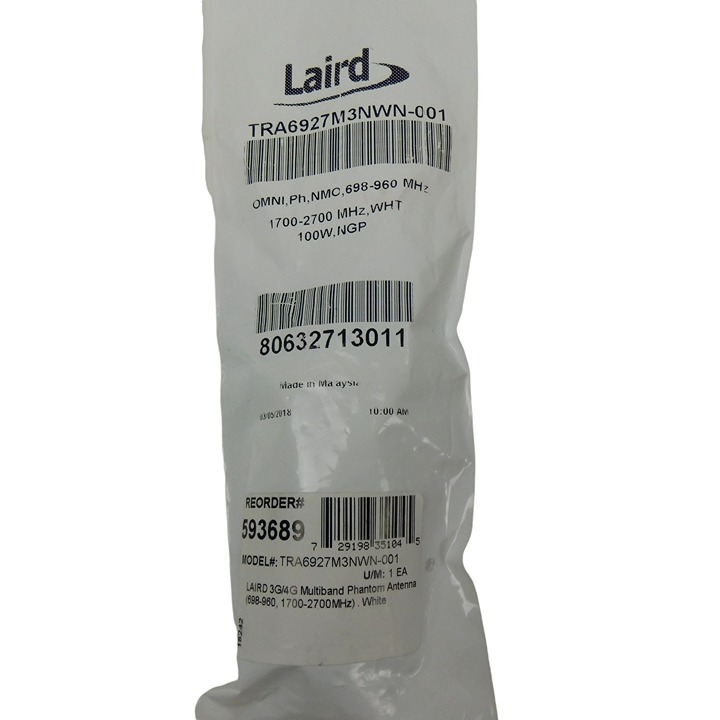 Laird TRA6927M3NWN-001 | Antenna- 698-2700 MHz 3G/4G- NMO - No Ground Plane Reqd